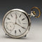 Antique Swiss PRIVILEGE bowling engraving silver side pocket watch in good working order